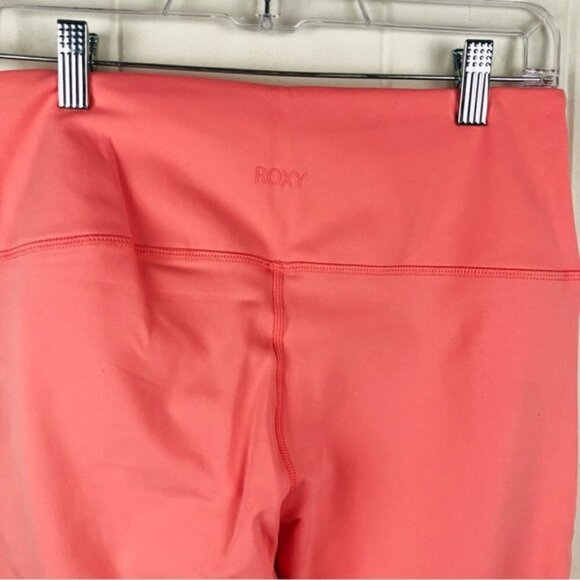Roxy Womens Kaileo High Waisted Ankle Length Workout Leggings Large - Picture 12 of 16